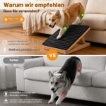 2er-Set Hunderampe mit rutschfestem Filz – Klappbar bis 45 kg für kleine & ältere Hunde – Bild 4