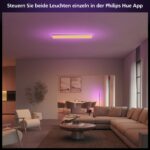 Philips Hue Datura Panelleuchte 30x120 cm – Smart Deckenleuchte mit Dual-Licht & App-Steuerung – Bild 5