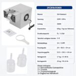 OUKANING Schneeflocken-Eisbereiter 60kg/Tag – Kommerzielle Eismaschine Edelstahl für Cafés – Bild 7