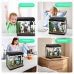 GuKKK 6L Nano Aquarium Komplettset mit LED & Filter – Einsteiger-Aquarium für Anfänger – Bild 7
