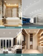 Aigostar LED Einbaustrahler 3er Set – IP65 Wasserdicht, 4.8W, Natürliches Licht 4000K – Bild 7