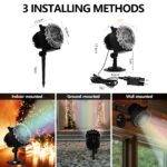 MOSSNDAR LED Projektor mit 96 Mustern & 10 Festivalthemen – Fernbedienung & IP44 Wasserdicht – Bild 6