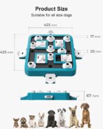 LACCEN Intelligenz-Hundespielzeug Level 3 – 3 in 1 IQ-Puzzle mit Treat Dispenser für alle Hunderassen – Bild 5