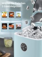 FOHERE Eiswürfelmaschine 14 kg – Kompakter Ice Maker mit 2 Grössen & Selbstreinigung – Bild 6