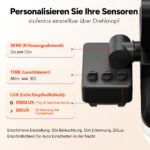 OREiN Smart LED Strahler 28W/3000lm mit Bewegungsmelder – App-gesteuerte Aussenleuchte IP65 – Bild 10
