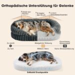 Woiil Orthopädisches Hundebett 109x84cm – Memory Foam & Eierkarton-Schaum für grosse Hunde – Bild 2