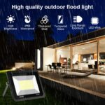 Eleganted 100W LED Strahler Außen – 10000 Lumen Flutlicht IP66 Wasserfest für Garten & Hof – Bild 5