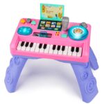 Lypsochaat Baby DJ Pult mit Klavier – Musikspielzeug mit Licht & Aufnahme für Kinder ab 1 Jahr