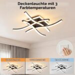 MELAYR LED Deckenleuchte 29W mit 3 Farbtemperaturen – Moderne Deckenlampe für Wohnzimmer & Büro – Bild 2