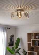 EGLO Mogano 3 Deckenlampe Ø 43 cm – Käfigdesign mit E27 Fassung für Wohnzimmer & Schlafzimmer – Bild 3