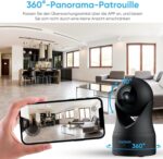 owltron 1080P WLAN Überwachungskamera innen – 360° Bewegungserkennung & Nachtsicht für Babys & Haustiere – Bild 4