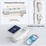 EROIZNY Steckdosenleiste 6in1 mit USB-C PD 20W – Kompakt für Reisen & Büro – Bild 4