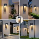 K-Bright LED Aussenlampe 16W, 2er Set – IP65 Wandleuchte Anthrazit für Innen & Aussen – Bild 5