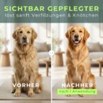 BUDDY BRUNO Hundebürste Langhaar mit Naturborsten – Entfilzungsbürste Made in Germany – Bild 3