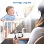 VTech VM924 Video-Babymonitor – 5" LCD-Display mit Nachtsicht & 300m Reichweite – Bild 8