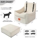GL GLENSLAVE Hundeautositz für kleine & mittlere Hunde bis 15,9 kg – Sicherer Autositz mit Memory-Schaumpolsterung – Bild 3