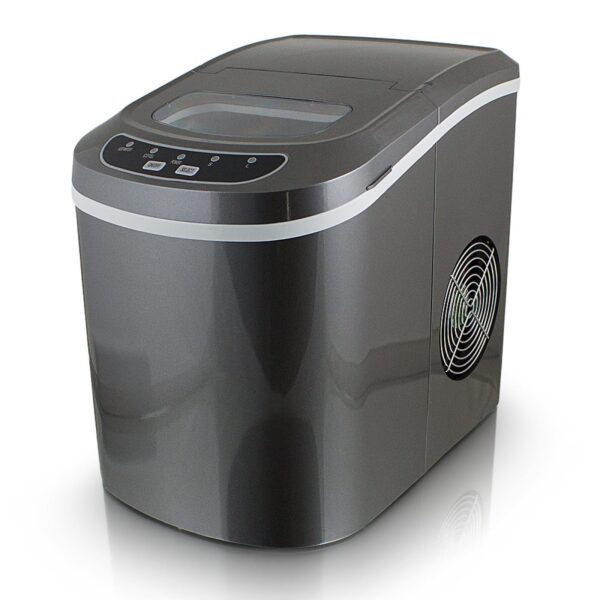 MS-Point Eiswürfelmaschine – Kompakter Ice Maker mit 2 Grössen & gekühltem Behälter