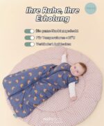 molis & co Baby Schlafsack 2.5 TOG – Ganzjahres Babyschlafsack aus Bio-Baumwolle für 6–18 Monate – Bild 5