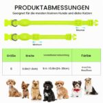 YFbrite LED-Hundehalsband Grün S aufladbar – 500m Sichtbarkeit für sichere Nachtspaziergänge – Bild 4