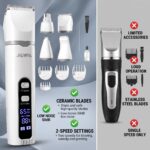 JIUWIIL 4-in-1 Hundeschermaschine mit LCD-Display – Profi-Fellpflege für Hunde & Katzen – Bild 7