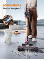 SMOTURE Akku-Staubsauger 50000Pa mit 65Min Laufzeit – kabellos & selbstladend für Tierhaare – Bild 2