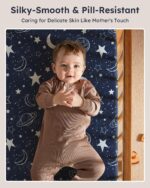 Unnivoll Baby Spannbettlaken 70x140 cm – 3er Pack Mikrofaser für Kinderbetten – Bild 2