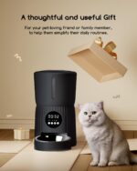 Faroro Futterautomat Katze 4L – Automatischer Futterspender mit 6 Mahlzeiten & Sprachfunktion – Bild 8
