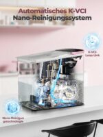 FOHERE Eiswürfelmaschine Klein – 14 kg/24h, 2 Grössenwahl, Selbstreinigung für Küche & Bar – Bild 4