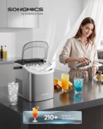 SONGMICS Eiswürfelmaschine XZB001E1EU – 12 kg/24h mit Selbstreinigung & 2 Würfelgrössen – Bild 2