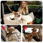 Felixora Hundeautositz 2-in-1 wasserdicht – Sicherheitssitz für kleine Hunde bis 15 kg – Bild 8