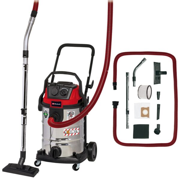Einhell Nass-Trockensauger TE-VC 2230 SACL – 1400 W mit HEPA-Filter für Baustellen