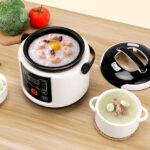 VBESTLIFE Auto-Reiskocher 2 L mit Dampfkorb – 12 V Reiskochautomat für Unterwegs – Bild 4