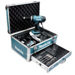 Makita HP457DWEX4 Akku-Schlagbohrschrauber 18V – Profi-Werkzeug mit 2 Akkus & Zubehörset