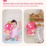 hahaland Pilzhaus Tierhaus mit 6 Tieren – Sensorisches Lernspielzeug für Babys 6–36 Monate – Bild 8