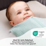 LaLoona Sommerschlafsack Mull ärmellos – Leichter Babyschlafsack 0.5 TOG, 100% Baumwolle – Bild 5