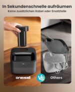 oneisall 2.2L kabelloser Katzenbrunnen – 20dB ultraleise mit Bewegungsmelder & 45 Tage Akkulaufzeit – Bild 4