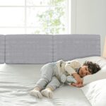 YUENFONG Kinderbettgitter 60cm – Höhenverstellbar mit 5 Positionen für sicheren Rausfallschutz – Bild 2