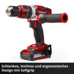 Einhell TE-CD 18/48 Li-i-Solo Akku-Schlagbohrschrauber – 18V Allrounder für Heim & Werkstatt – Bild 9