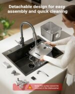 BalimoPet Katzenbrunnen Edelstahl 2,6L – Automatischer Trinkbrunnen mit Vierfach-Filtersystem – Bild 5