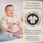Mababu Schmusetuch Baby Musselin – 4-lagig Bio-Baumwolle & Oeko-TEX® für Neugeborene – Bild 7