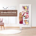 VISATOR Hängeorganizer 168×59 cm mit 4 Netztaschen – Stofftier Aufbewahrung für Kinderzimmer – Bild 4