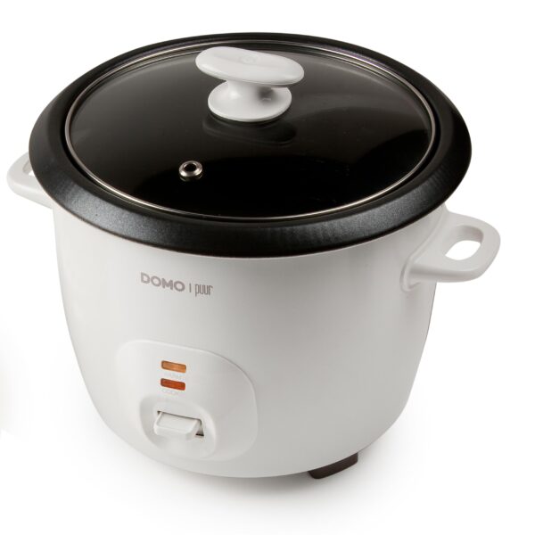 DOMO DO9176RK Reiskocher 1,3 L – Puur Serie mit Teflon & Warmhaltefunktion