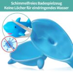 9er Set Badespielzeug Wassertiere schimmelfrei – Weiches Badewannenspielzeug ab 1 Jahr – Bild 3