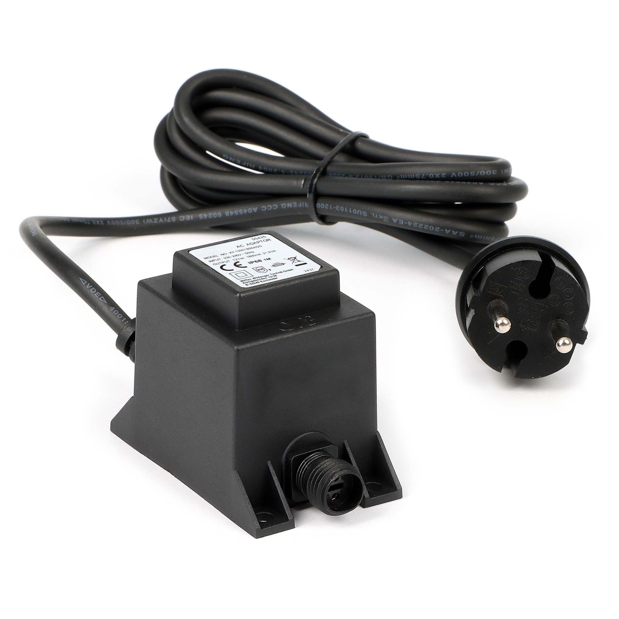 SunSun Netzteil JBA48V-12-1800U 12V 1800mA – IP68 Transformator für Teichbeleuchtung