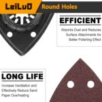 LEILUO 158-teiliges Multitool Zubehör-Set – Sägeblätter & Schleifer für DeWalt & Makita – Bild 8