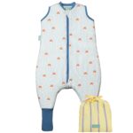 molis & co Baby-Schlafsack mit Füssen 80 cm – TOG 1 Baumwolle für Frühling & Herbst
