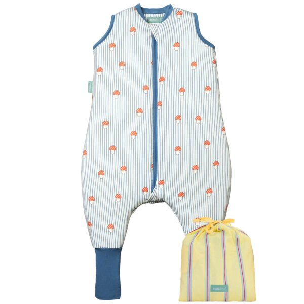 molis & co Baby-Schlafsack mit Füssen 80 cm – TOG 1 Baumwolle für Frühling & Herbst