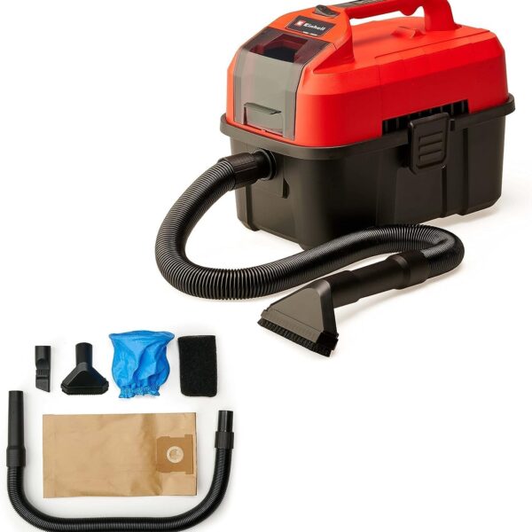 Einhell Akku-Nass-Trockensauger TE-VC 18/10 Li – 10-L-Behälter & Power X-Change