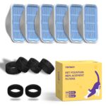PEKTACO Katzenbrunnenfilter 6er-Pack – Ersatz- & Vorfilterschwämme für 3,2L Brunnen – Bild 7