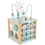 Bieco Motorikwürfel Scandi-Chic aus FSC® Holz – Motorikspielzeug ab 1 Jahr